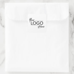 Moderne zakelijke Logo Vierkante Sticker