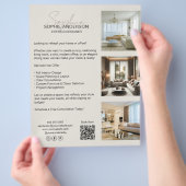 Moderne Zakelijke Onderneming Flyer (Hand)