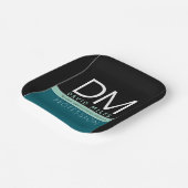 Moderne zakelijke Sjabloon | Alle kleuren  Papieren Bordje (Gebogen)