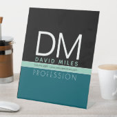 Moderne zakelijke Sjabloon | Alle kleuren  Reclamebord Met Voetstuk (Insitu)