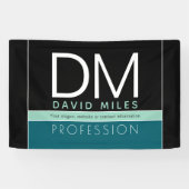 Moderne zakelijke Sjabloon | Alle kleuren Spandoek (Horizontaal)