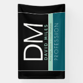 Moderne zakelijke Sjabloon | Alle kleuren Spandoek (Verticaal)