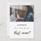 Moderne Zal jij mijn getuige zijn fotokaart Kaart (Voorkant)