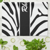 Moderne Zebra Afdrukken Theedoek (Gevouwen)