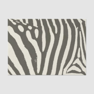Moderne zebra streep dierprint patroon tissuepapier