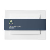 moderne zee heupband uitnodigingen wikkel (Voorkant Voorbeeld)