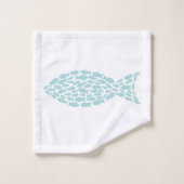 Moderne zeescheepvaart bad handdoek (Wasdoekje)