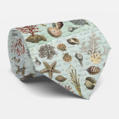 Moderne zeeshells stropdas (Opgerold)