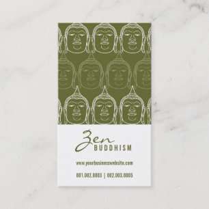 Moderne Zen Boeddha Spirituele Holistische Geneesk Visitekaartje