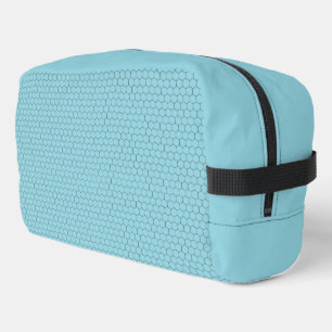 Moderne zeshoekige raster geometrisch patroon toilettasje