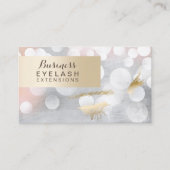 Moderne zilver- en goudelasuitbreidingen visitekaartje (Voorkant)