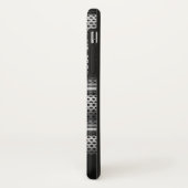 Moderne Zilveren Monogram Case-Mate iPhone Case (Achterkant/links)