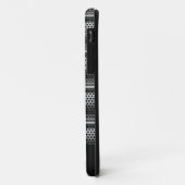 Moderne Zilveren Monogram Case-Mate iPhone Case (Achterkant/links)
