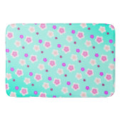 Moderne zomer gradient daisy bloem patroon badmat (Voorkant)