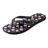 Moderne zomer gradient daisy bloem patroon teenslippers (Schuin)