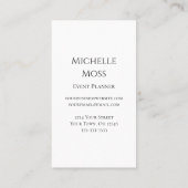 Moderne Zonnebloem Boho Botanische Event Planner Visitekaartje (Achterkant)