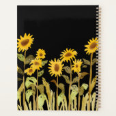 Moderne Zonnebloem Planner (Achterkant)