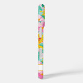 Moderne Zonnebloem Schildering Monogram Case-Mate iPhone Case (Achterkant / Rechts)