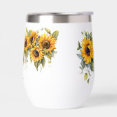 Moderne zonnebloemen geel (Links)