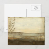 Moderne zonnebrand-olie briefkaart (Voorkant / Achterkant)