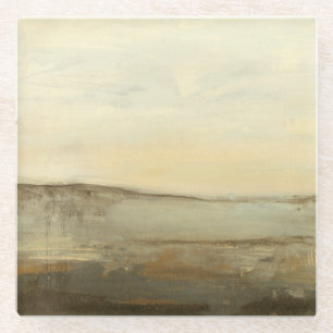 Moderne zonnebrand-olie glazen onderzetter