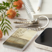 Moderne zonnebrand-olie sleutelhanger (Voorkant Rechts)