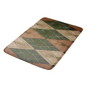 Moderne Zuidwest Diamant Geometrische Badmat