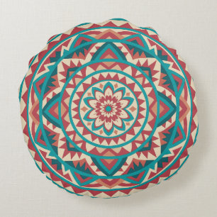 Moderne Zuidwest Mandala Rond Kussen