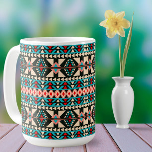 Moderne zuidwestelijke stijl koffiemok