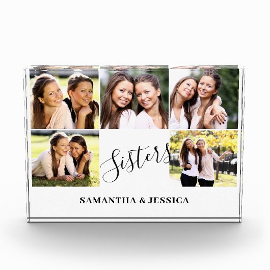 Moderne zusters fotoblok (Voorkant)