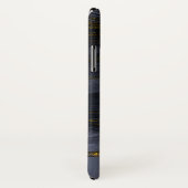 Moderne zwart-goudgesteente Abstract Case-Mate iPhone Case (Achterkant / rechts)