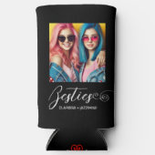 Moderne Zwart Wit Bestie Foto gepersonaliseerd (Voorkant)