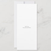 "Moderne zwart-wit collage Kerstfoto  (Achterkant)