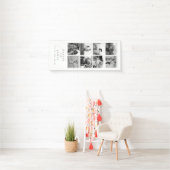 Moderne zwart-wit foto galerij bruiloft spandoek (Insitu)