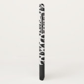 Moderne zwart-wit luipaard print  foto Case-Mate iPhone case (Achterkant/links)