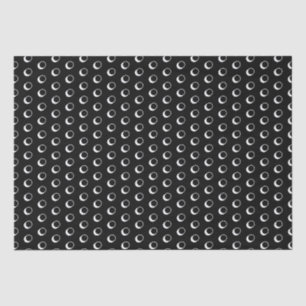 Moderne zwart-wit polka stippen patroon leuk schat tissuepapier