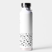 Moderne zwart-wit waterfles (Links)