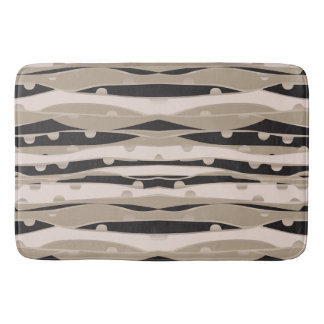 Moderne zwart-witte badkamer vloerkleed badmat