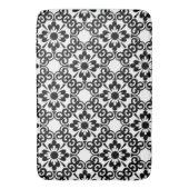 MODERNE ZWART-WITTE TEGEL BADMAT (Voorkant Verticaal)