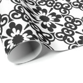 MODERNE ZWART-WITTE TEGEL CADEAUPAPIER (Rol Hoek)