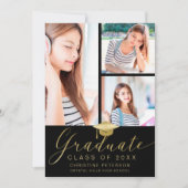 Moderne zwarte Afstuderen van het Manuscript van h Aankondiging (Voorkant)