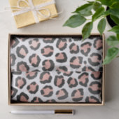 Moderne zwarte Chic-Roos Gold Foil Leopard-printer Tissuepapier (Geschenk)