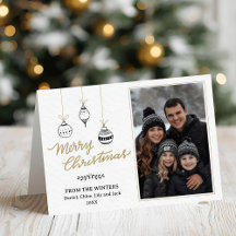 Moderne Zwarte en Gouden Familiefoto