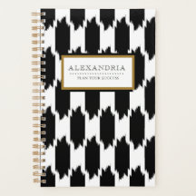 Moderne zwarte en witte penseelstreken Persoonlijk