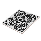 MODERNE ZWARTE EN WITTE TIL TEGELTJE (Zijkant)