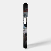 Moderne zwarte fotocollage 6 Afbeelding monogram Case-Mate iPhone Case (Achterkant / Rechts)