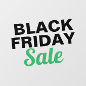 Moderne zwarte friday-verkoop winkel grote venster raamsticker (Vel)