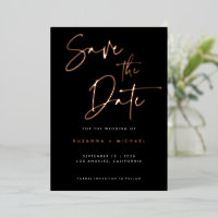 Moderne Zwarte Gouden Folie Calligrafie Schrift Br
