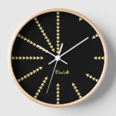 Moderne zwarte goudnaam Startruimte Kantoor Decor  (Voorkant)