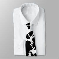 Moderne zwarte Koe Skin Animal Print